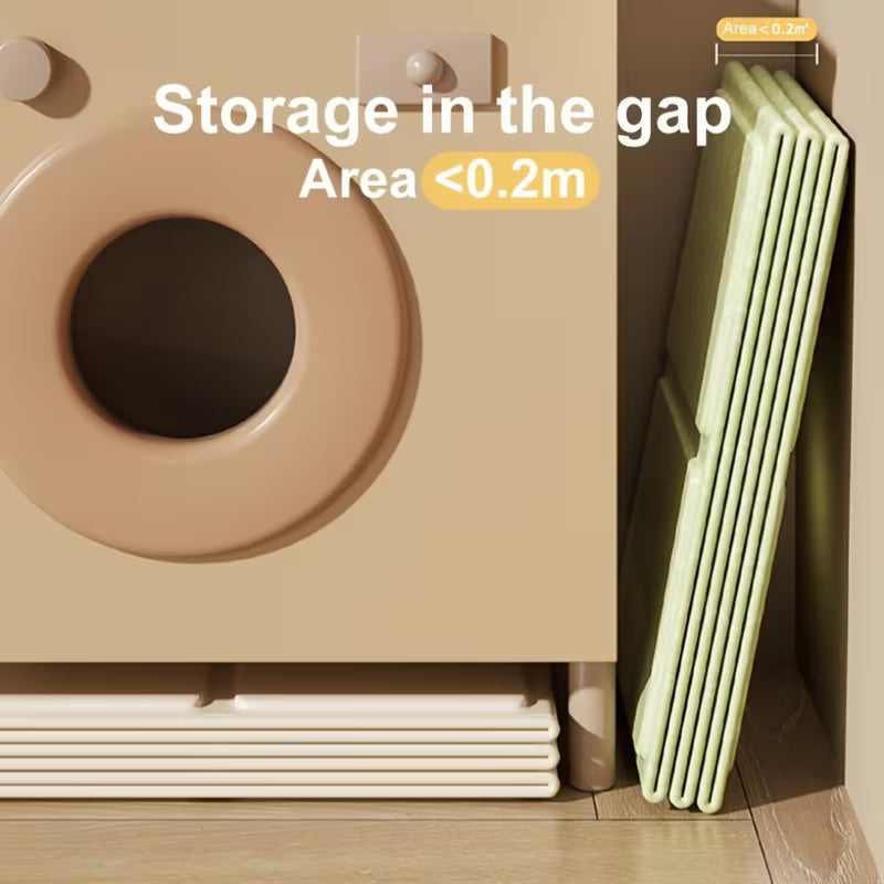 One Piece of a Collapsible Bathtub for Kids Featuring a Non-Slip Base - Sturdy